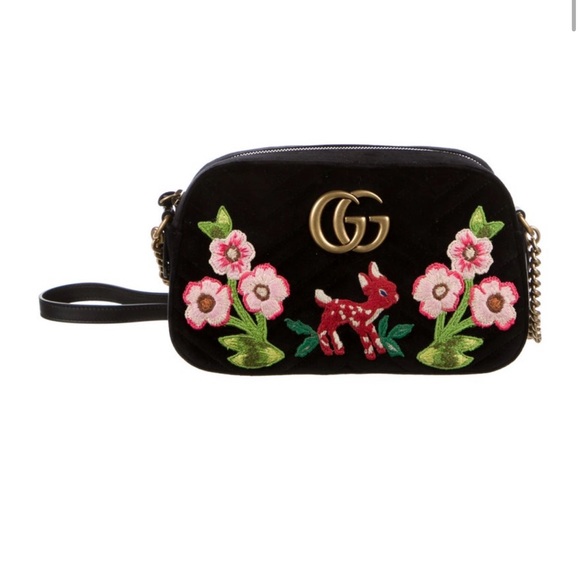 Gucci Marmont Black Crossbody Bag - Picture 1 of 10
